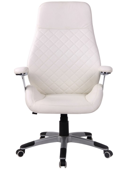 Silla de oficina Layton polipiel, blanco