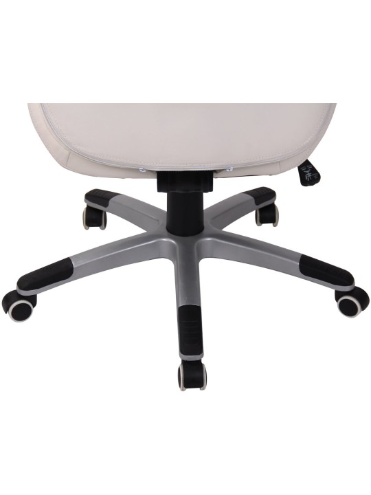 Silla de oficina Layton polipiel, blanco