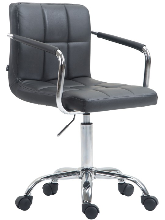 Silla de oficina Lucy V2 ecopiel, gris