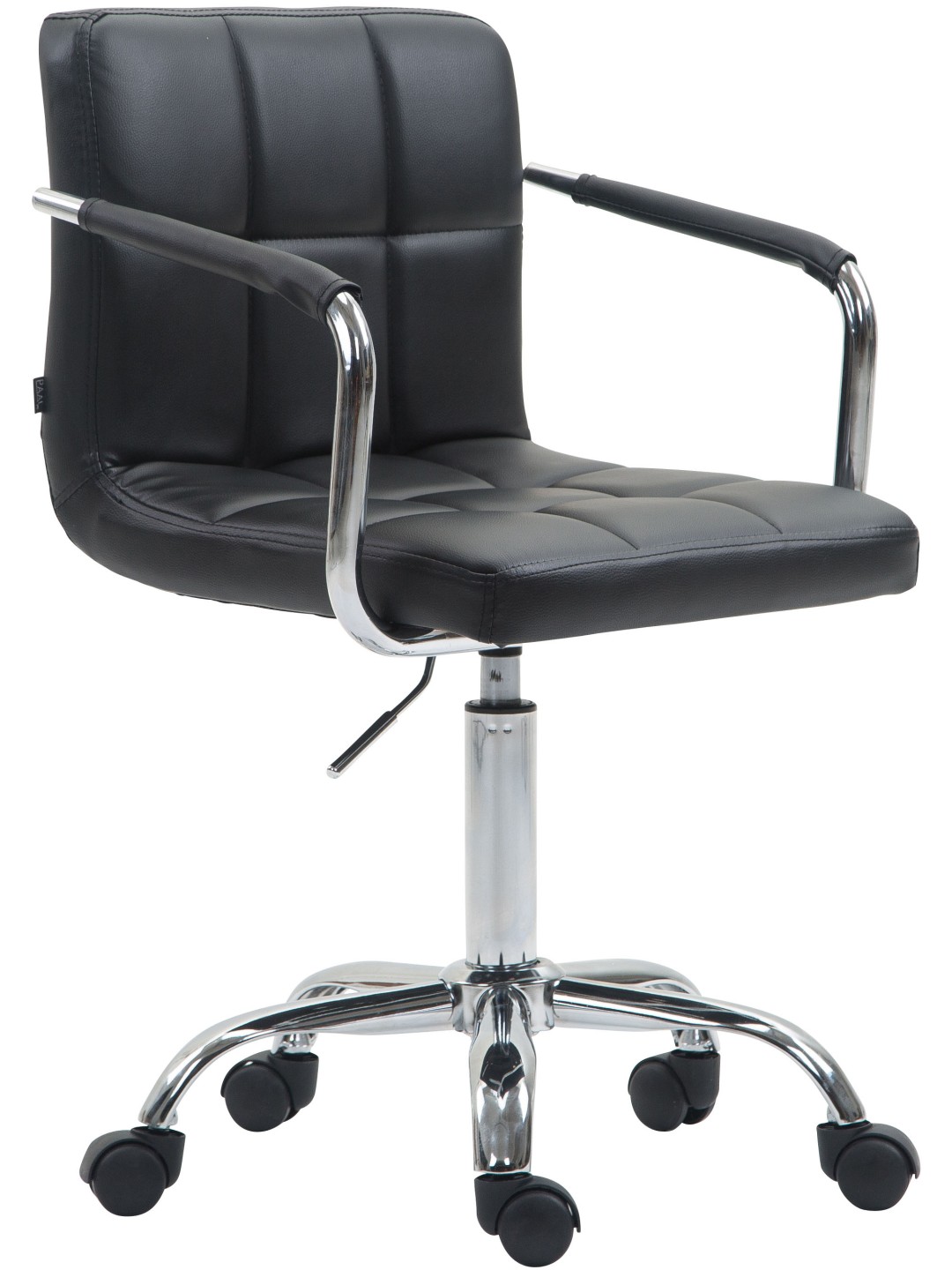 Silla de oficina Lucy V2 ecopiel, negro