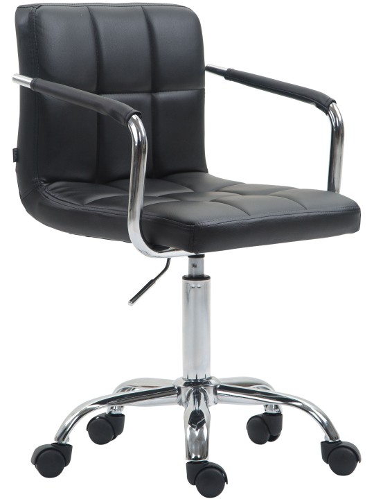 Silla de oficina Lucy V2 ecopiel, negro