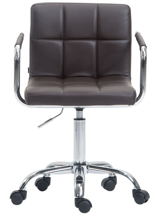 Silla de oficina Lucy V2 cuero sintético, marrón Silla de oficina Lucy V2 cuero sintético, marrón