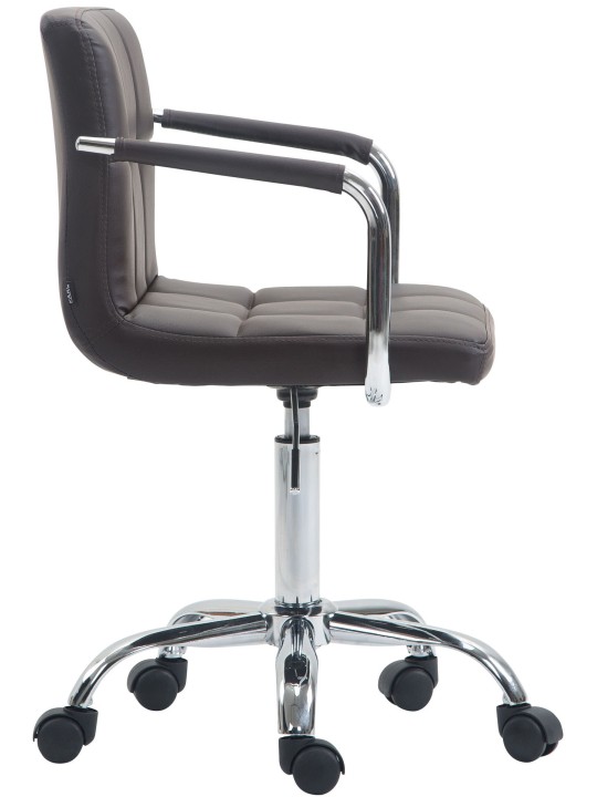 Silla de oficina Lucy V2 cuero sintético, marrón Silla de oficina Lucy V2 cuero sintético, marrón