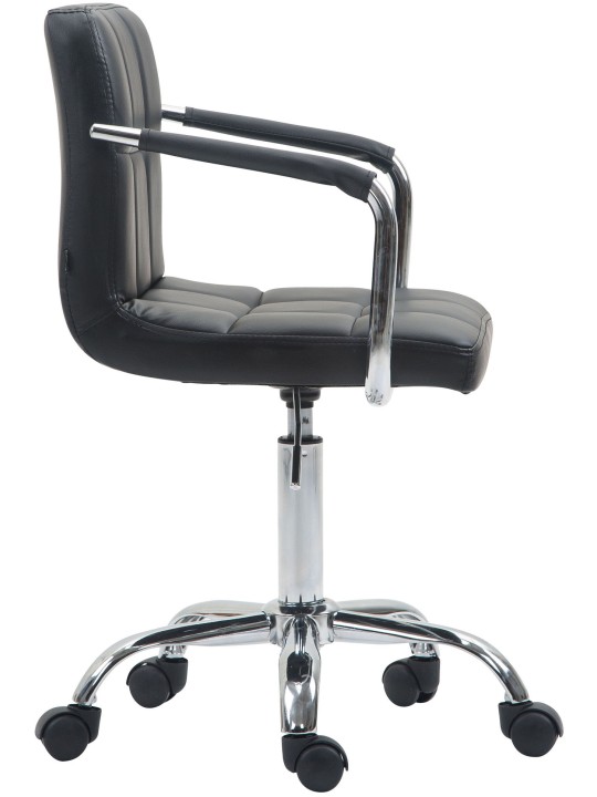 Silla de oficina Lucy V2 ecopiel, negro