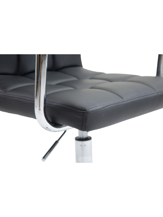 Silla de oficina Lucy V2 ecopiel, negro