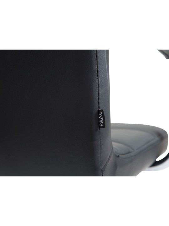 Silla de oficina Lucy V2 ecopiel, negro