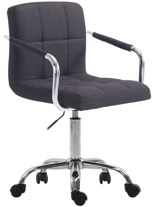 Silla de oficina Lucy V2 tela, negro