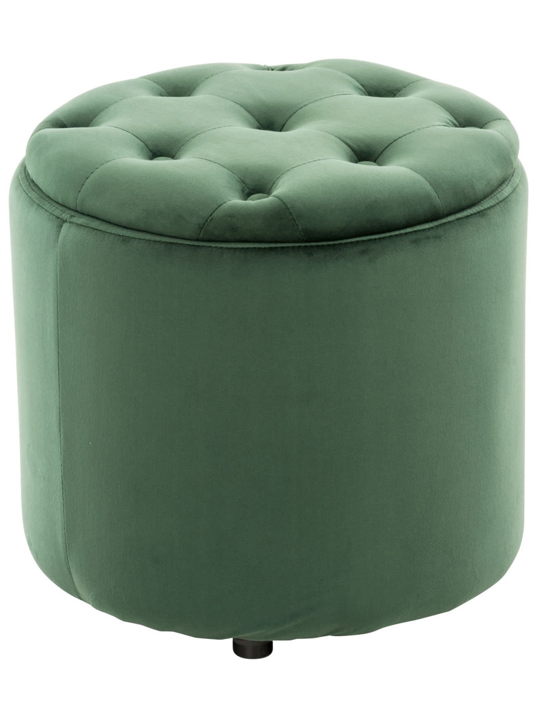 Taburete Pantin terciopelo, verde