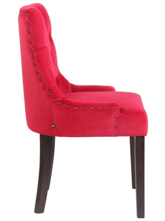 Silla de comedor Aberdeen terciopelo antiguo, rojo Silla de comedor Aberdeen terciopelo antiguo, rojo
