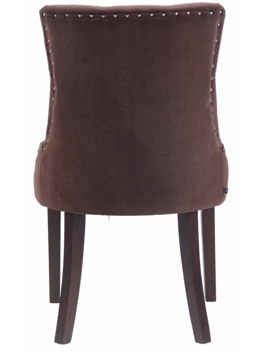 Silla de comedor Aberdeen terciopelo antiguo, marrón Silla de comedor Aberdeen terciopelo antiguo, marrón