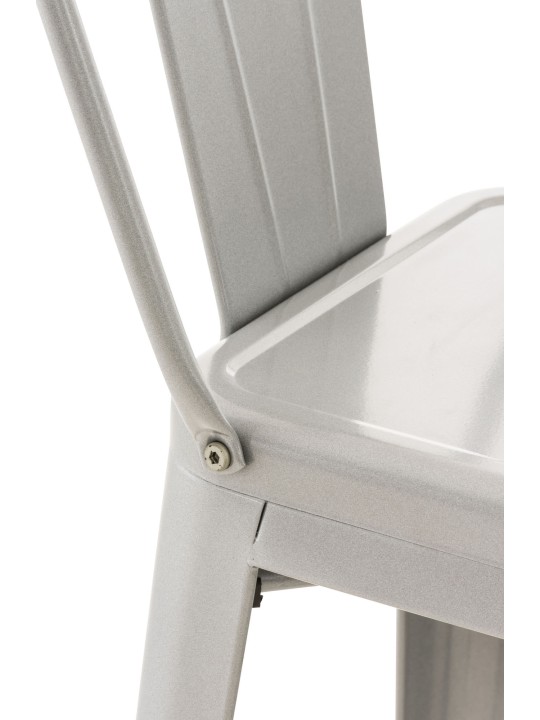 Taburete de bar Mason, plata Taburete de bar Mason, plata