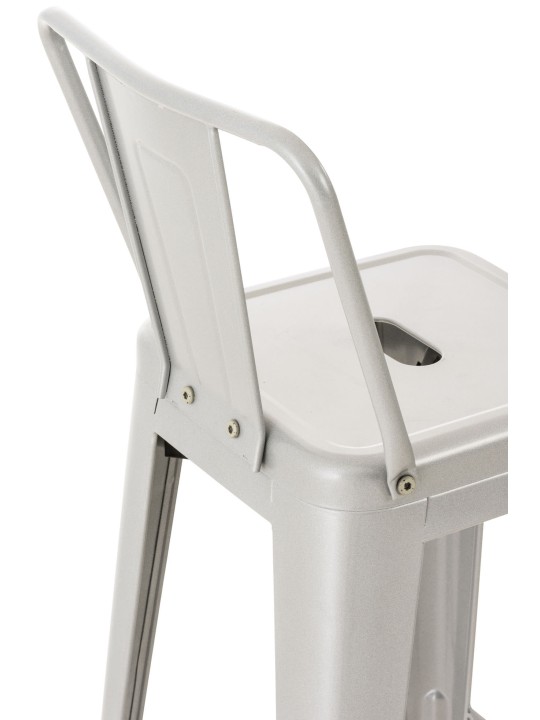 Taburete de bar Mason, plata Taburete de bar Mason, plata