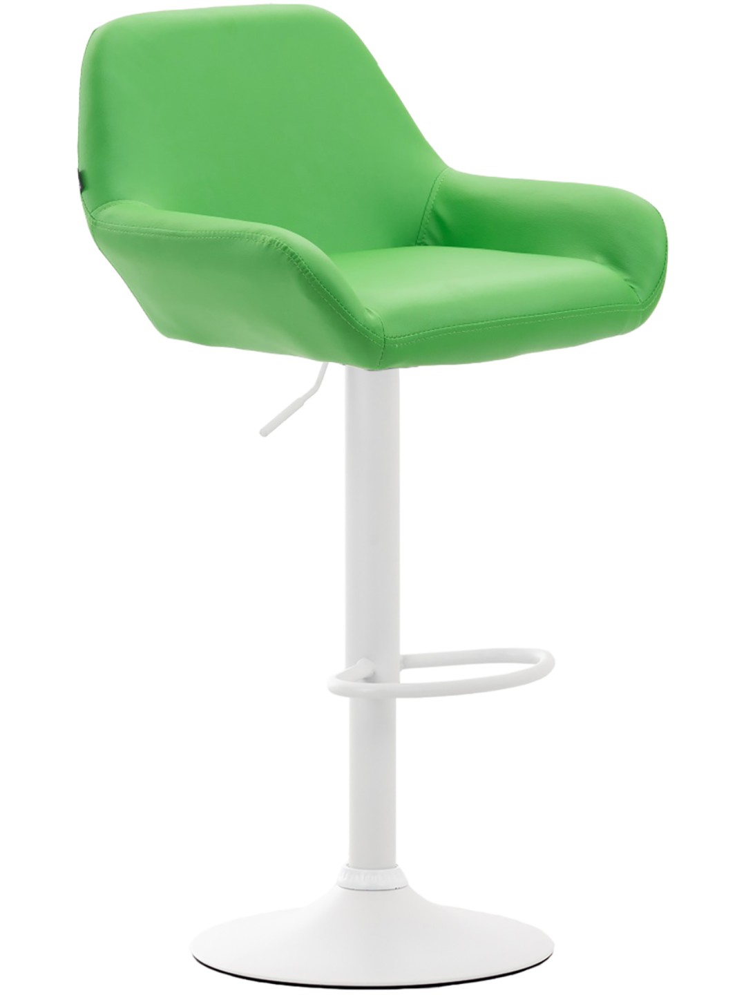 Taburete de bar Braga piel sintética, verde