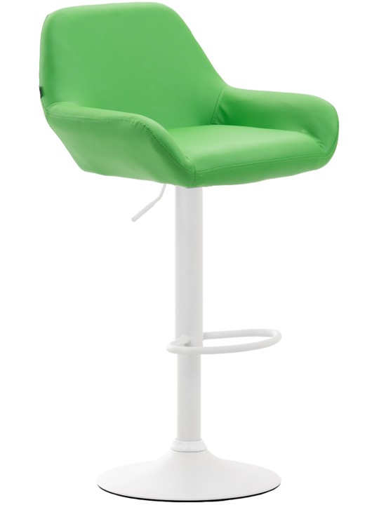 Taburete de bar Braga piel sintética, verde Taburete de bar Braga piel sintética, verde