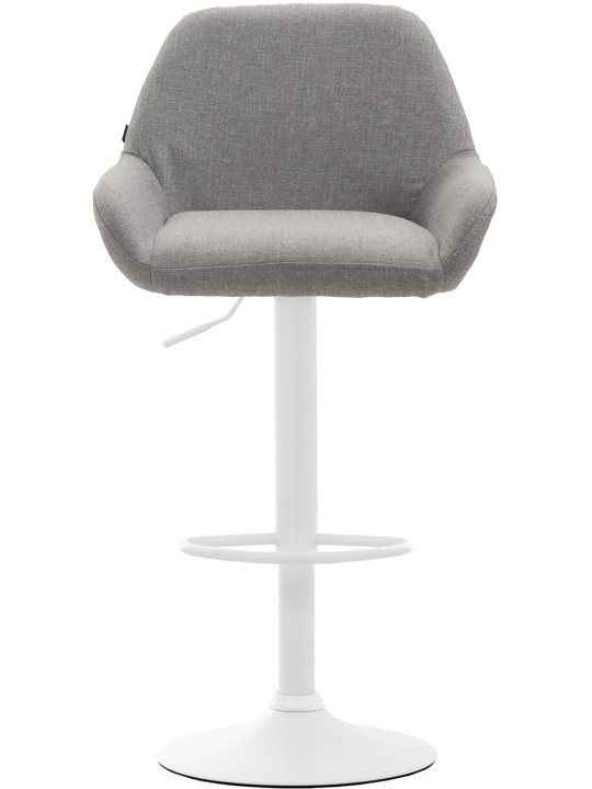 Taburete de bar Braga tela, gris Taburete de bar Braga tela, gris