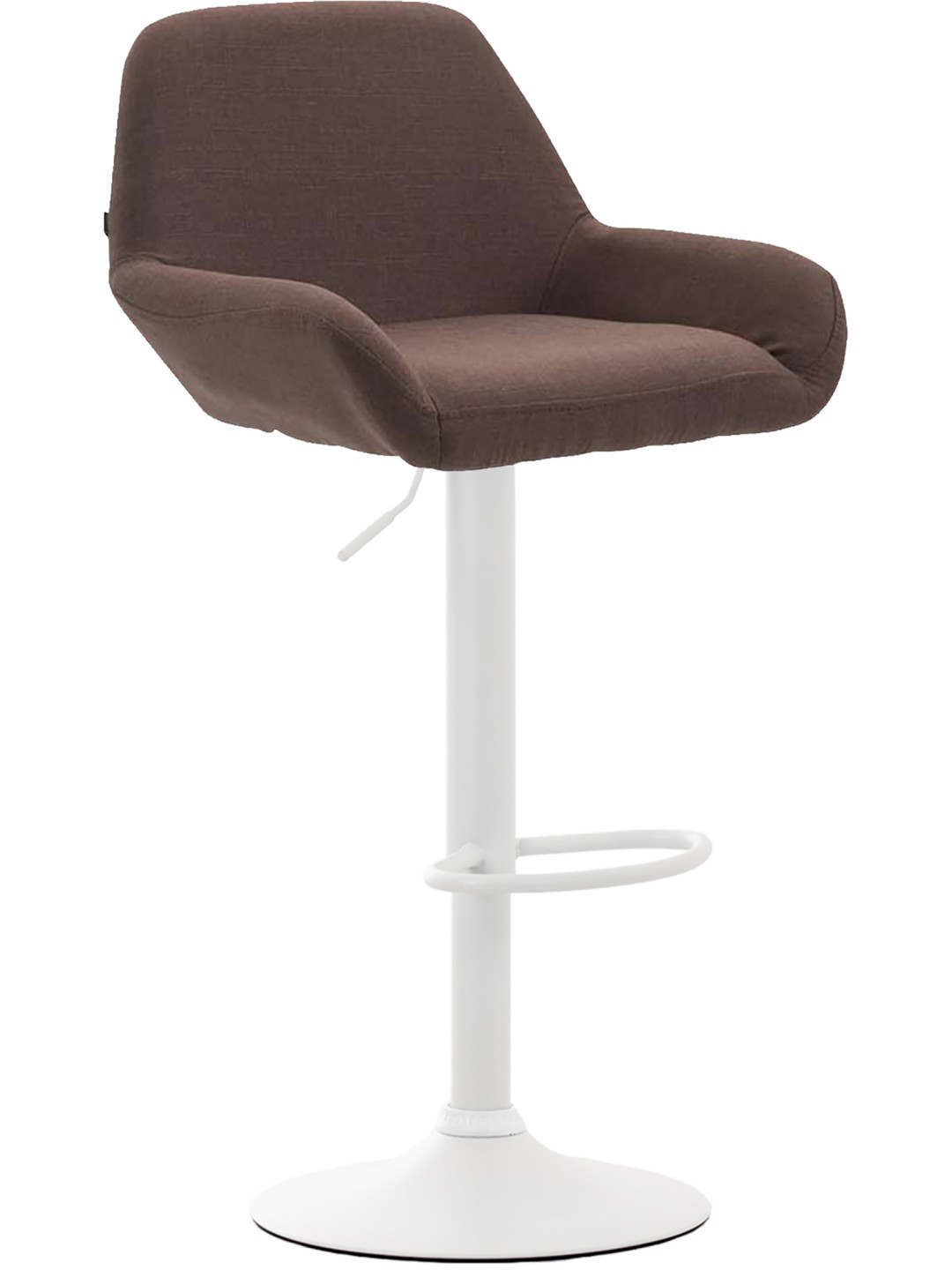 Taburete de bar Braga tela, marrón