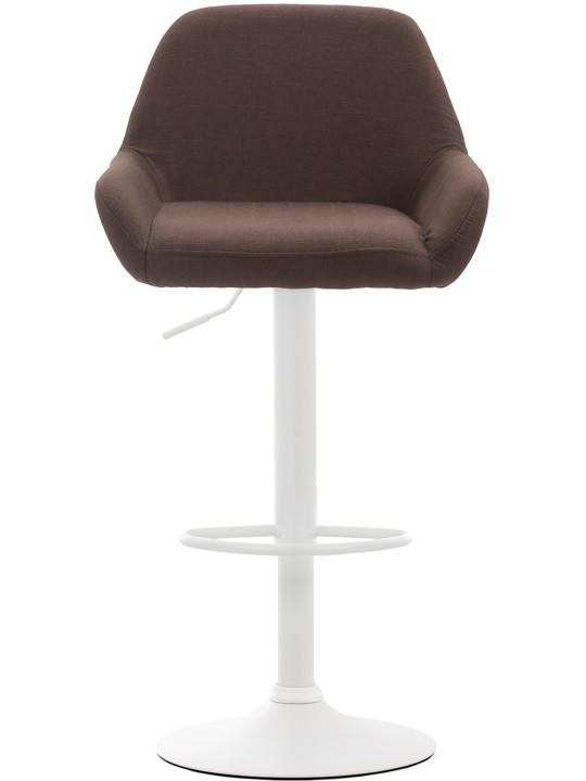 Taburete de bar Braga tela, marrón Taburete de bar Braga tela, marrón