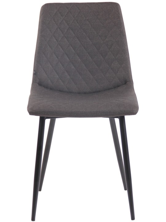 Silla Telde tela, gris oscuro