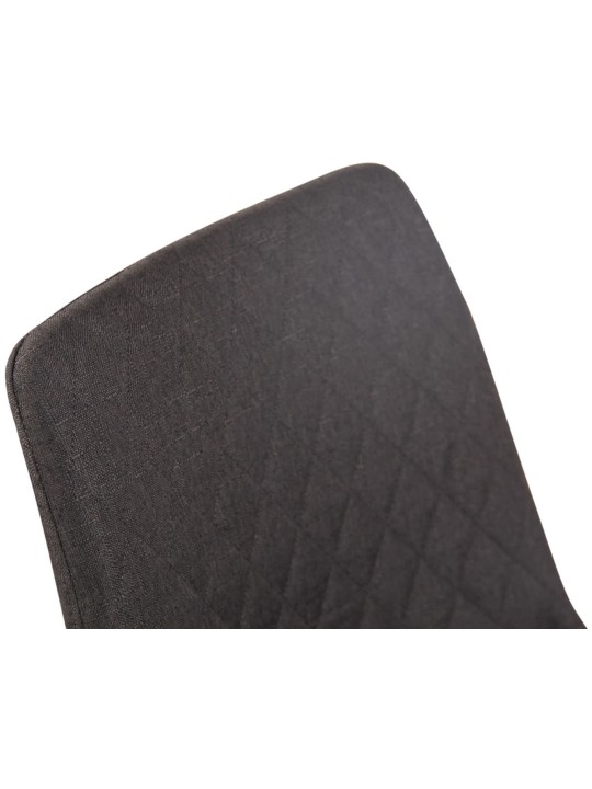 Silla Telde tela, gris oscuro