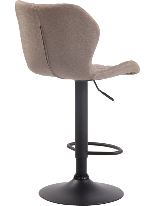 Taburete de bar tejido de corcho, taupe