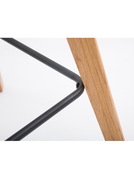 Juego de 2 taburetes de bar Metz tela natural, verde