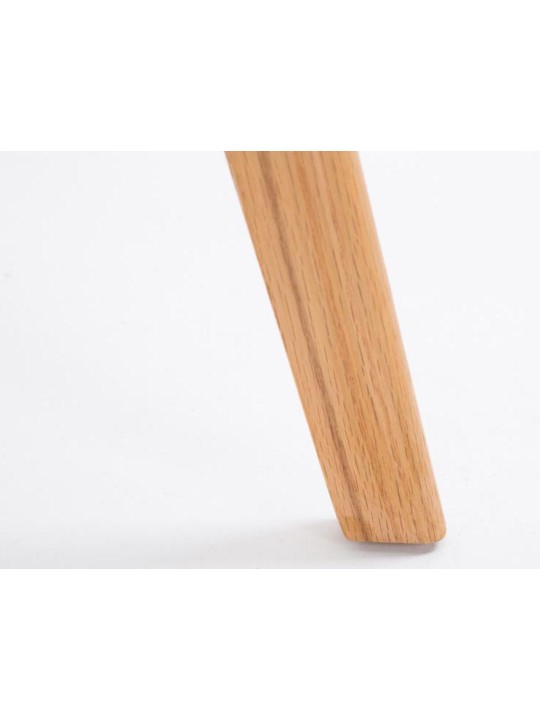 Juego de 2 taburetes de bar Metz plástico natural, negro