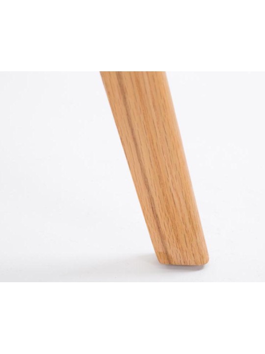 Juego de 2 taburetes de bar Metz plástico natural, gris