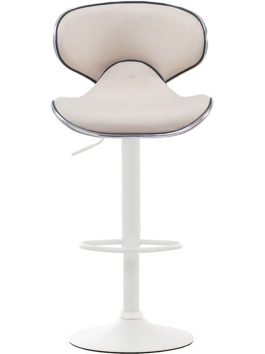 Taburete de bar Las Vegas V2 tela, crema