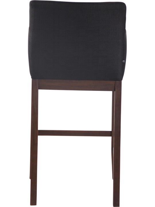 Taburete de bar Laredo tela antigua, negro