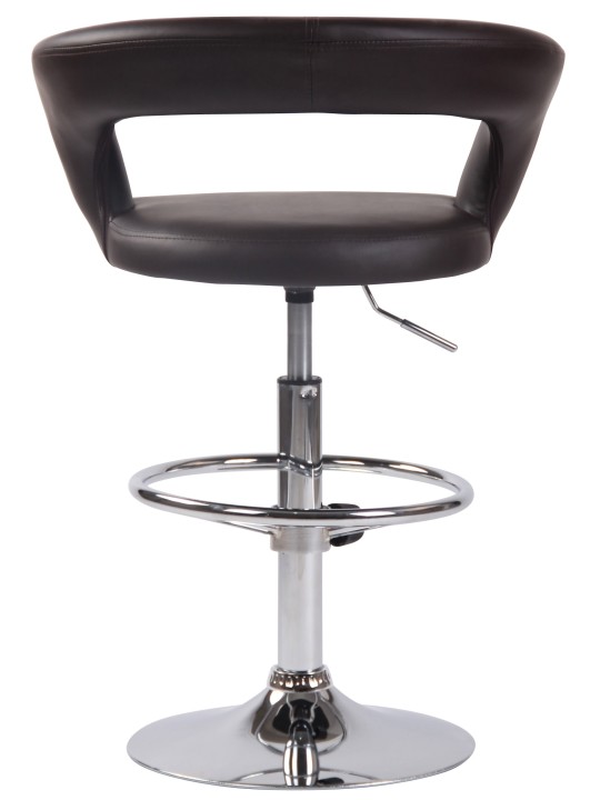 Taburete de bar Jaen piel sintética, marrón Taburete de bar Jaen piel sintética, marrón