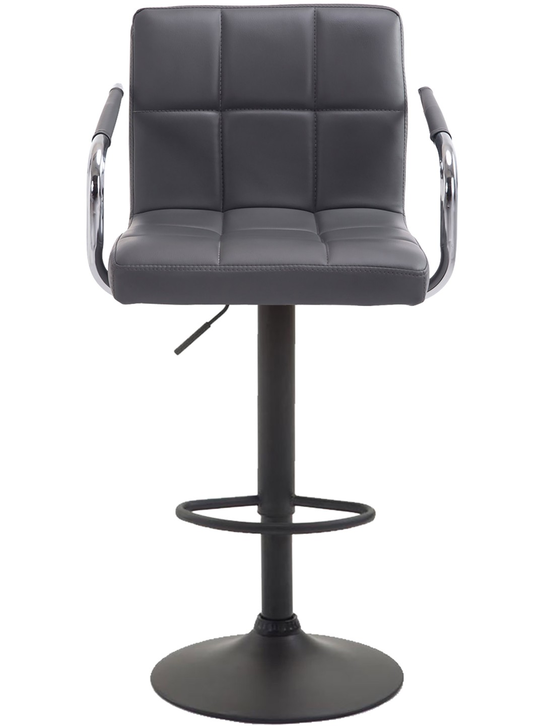 Juego de 2 taburetes de bar Lucy V2, gris