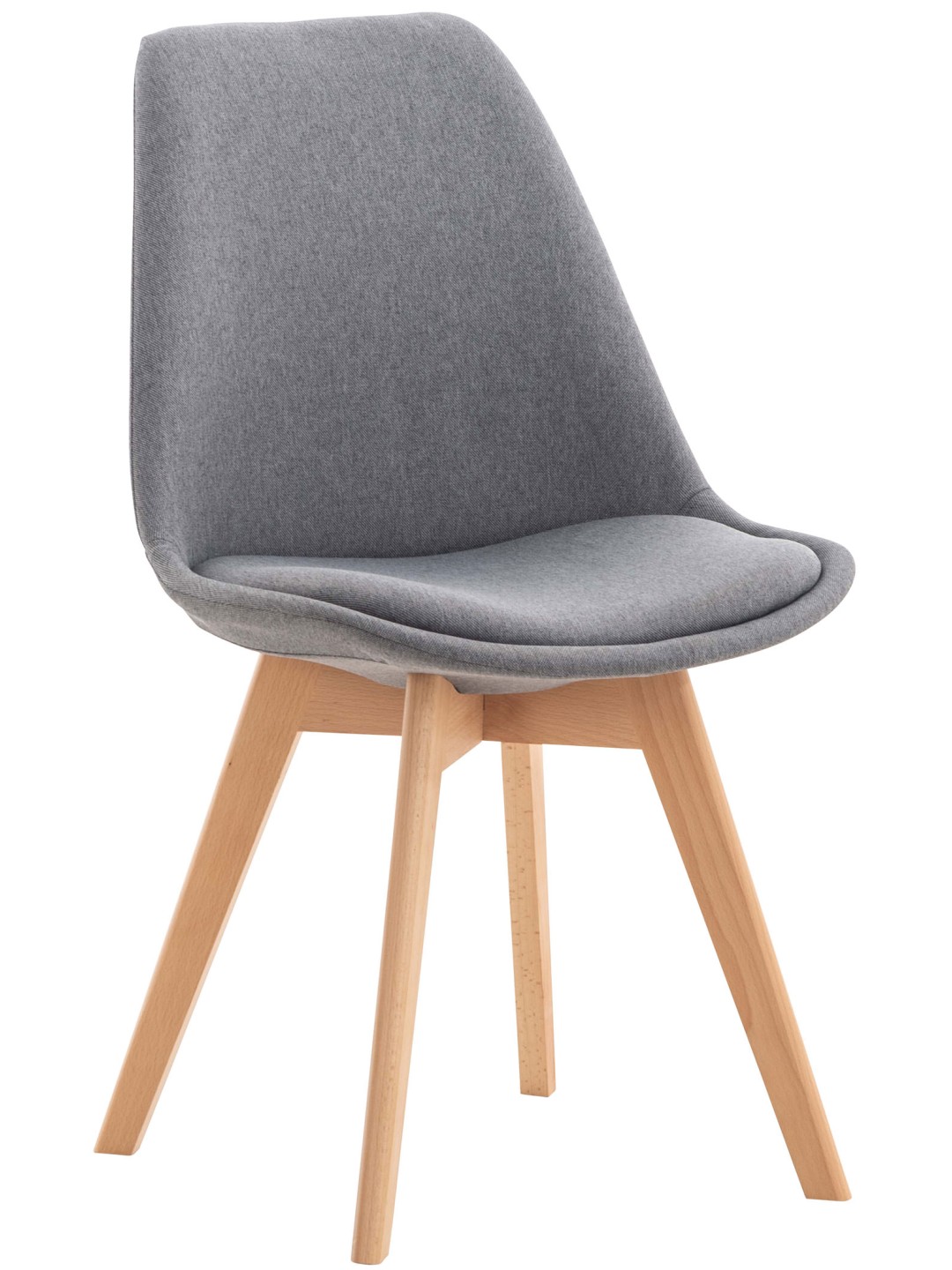 Silla Linares tela, gris claro