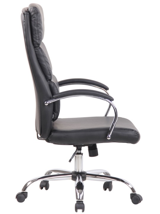 Silla de oficina Bradford piel sintética, negro