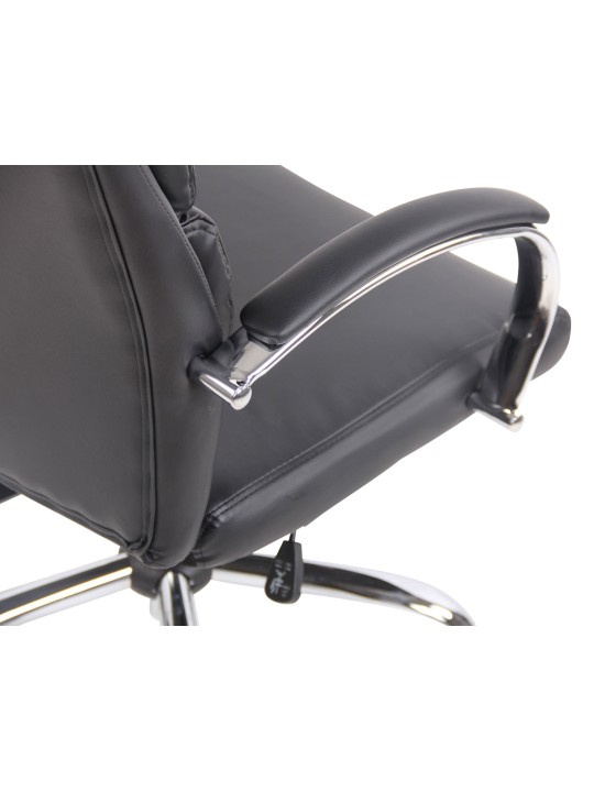 Silla de oficina Bradford piel sintética, negro