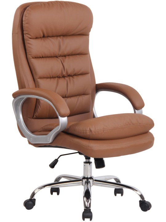 Silla de oficina BIG Vancouver, marrón claro