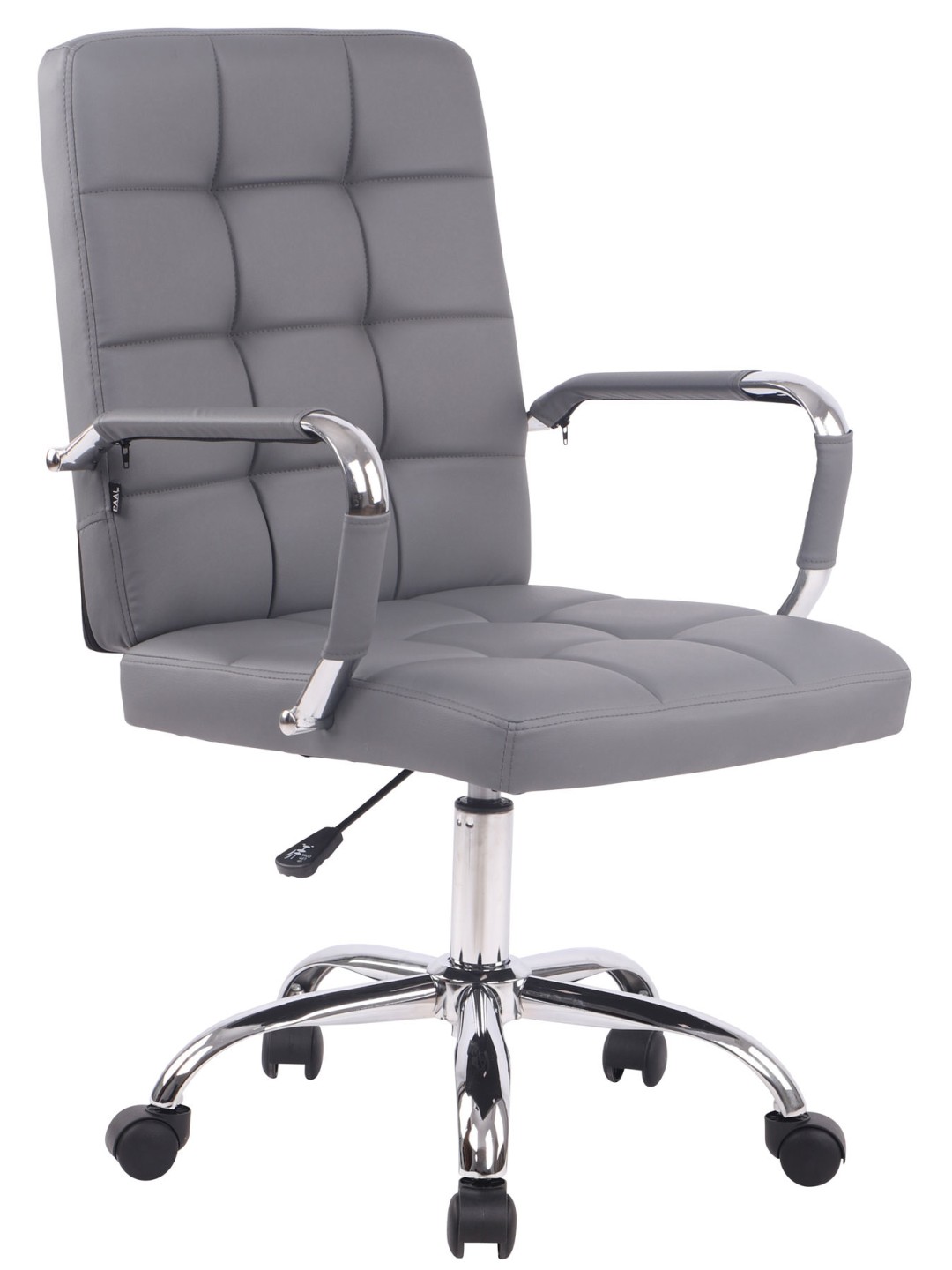 Silla de oficina Deli PRO ecopiel, gris