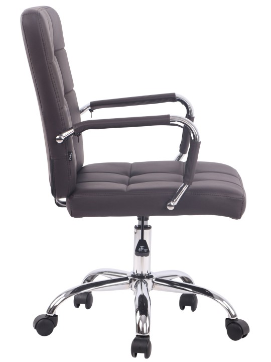 Silla de oficina Deli PRO ecopiel, marrón Silla de oficina Deli PRO ecopiel, marrón