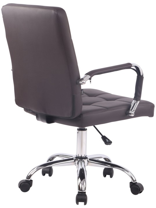 Silla de oficina Deli PRO ecopiel, marrón Silla de oficina Deli PRO ecopiel, marrón