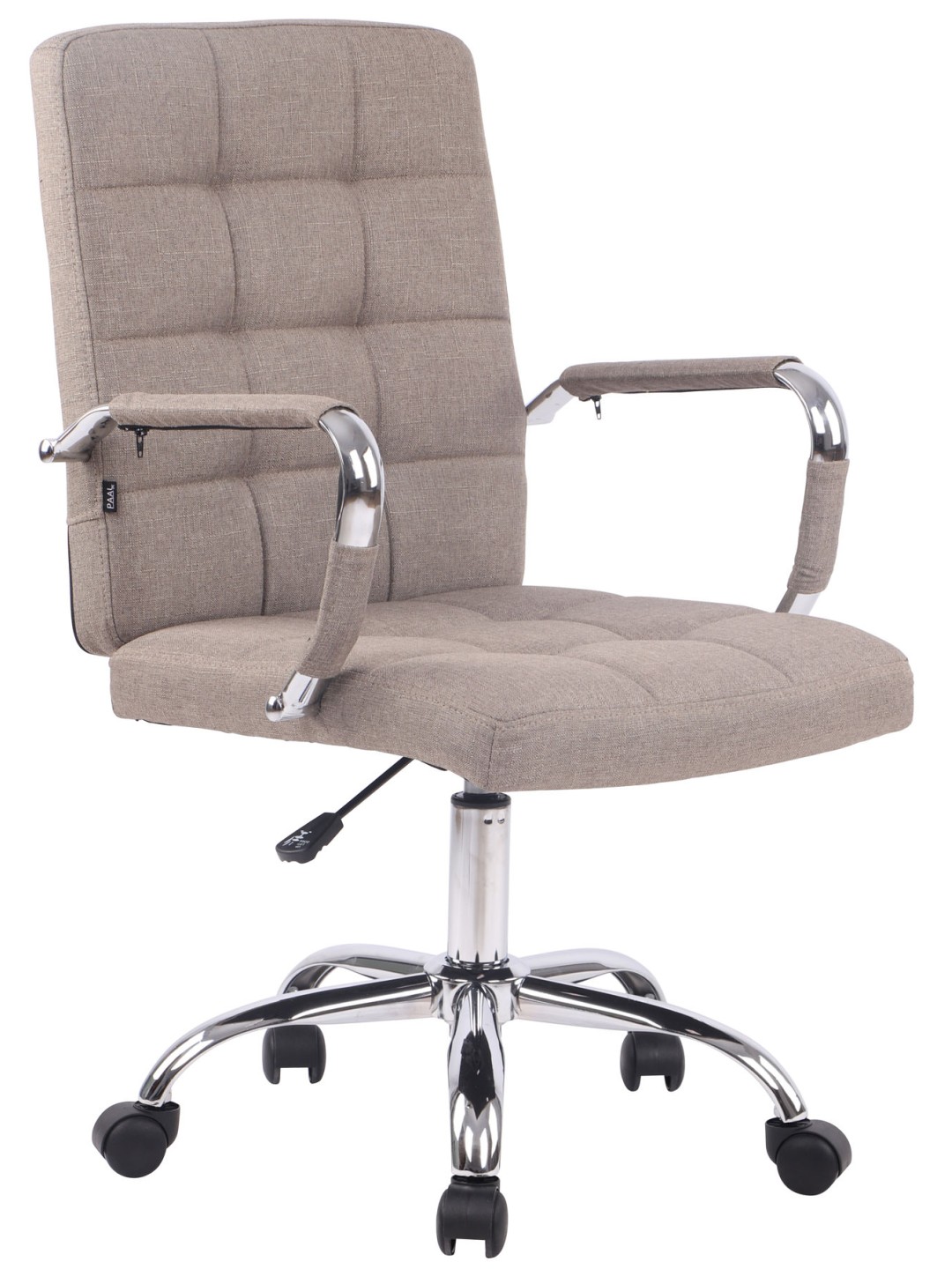 Silla de oficina Deli PRO tela, taupe