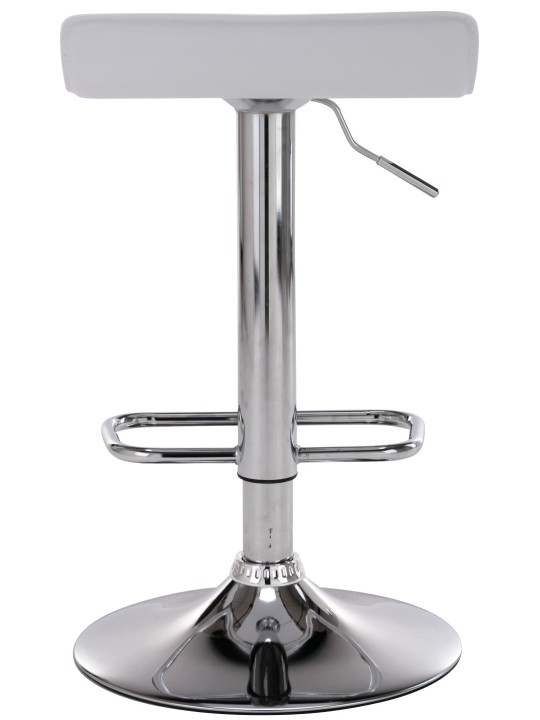 Juego de 2 taburetes de bar Dyn, blanco