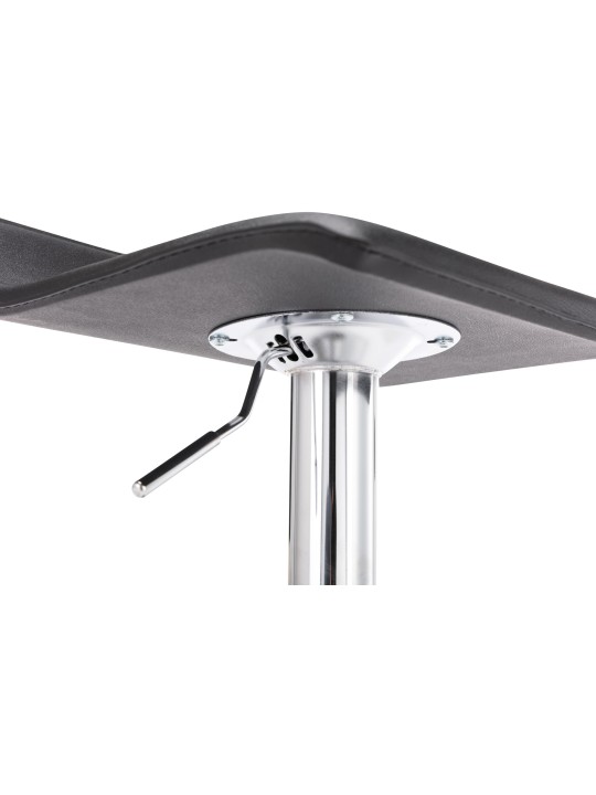 Juego de 2 taburetes de bar Dyn, negro