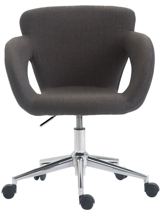 Silla de oficina tela Edison, gris oscuro