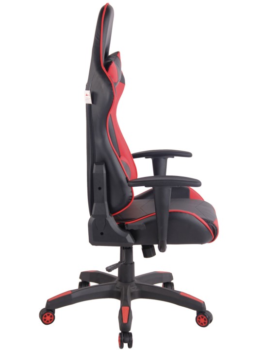 Silla de oficina Miracle V2, negro/rojo