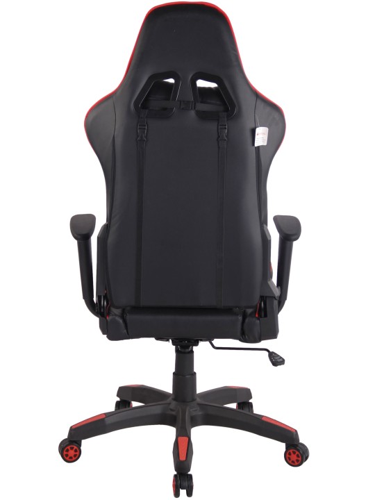 Silla de oficina Miracle V2, negro/rojo