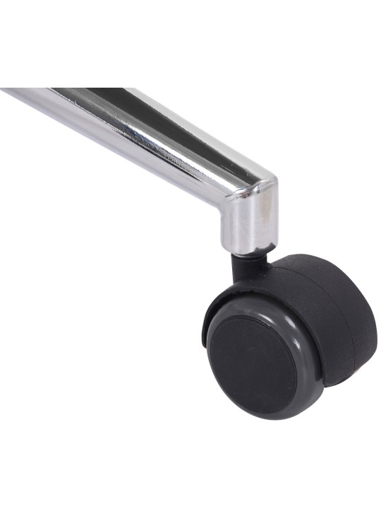 Silla de oficina Varel piel sintética, nogal/negro