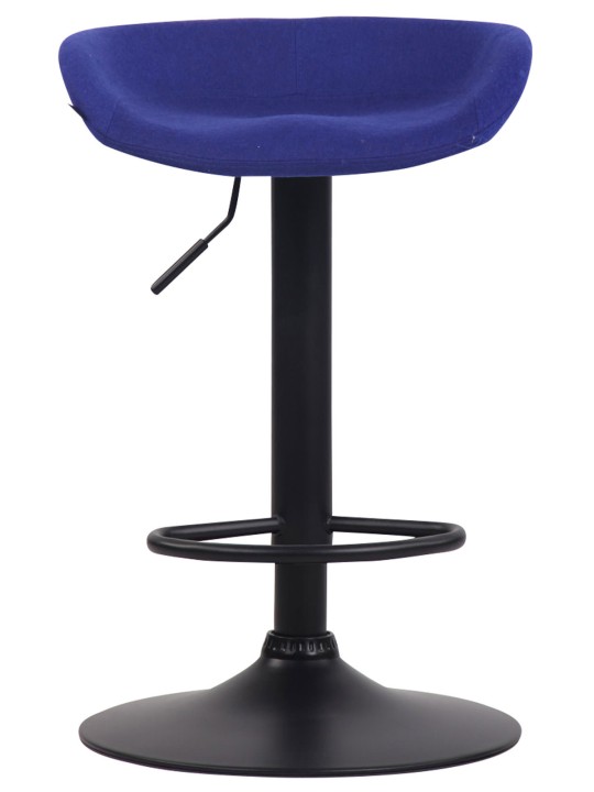 Taburete de bar Anaheim fieltro negro, azul Taburete de bar Anaheim fieltro negro, azul