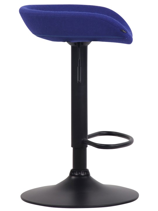 Taburete de bar Anaheim fieltro negro, azul Taburete de bar Anaheim fieltro negro, azul