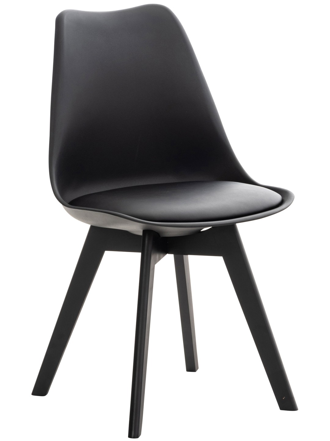 Silla Linares, negro/negro