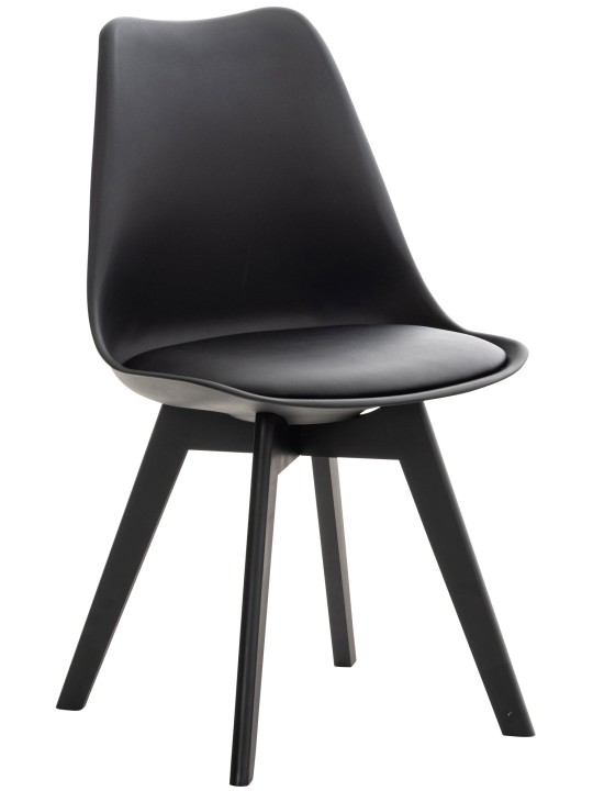 Silla Linares, negro/negro