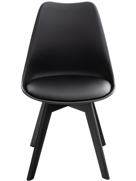 Silla Linares, negro/negro